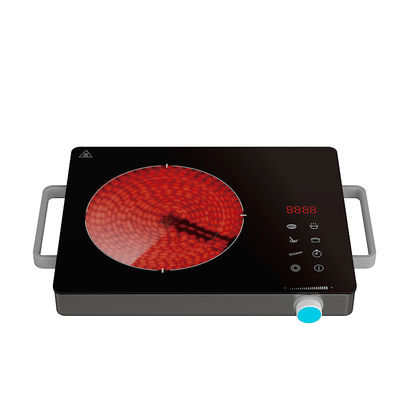 Black Crystal Portable Ceramic Cooker Tabletop  Hob No Radiation Energy Saving