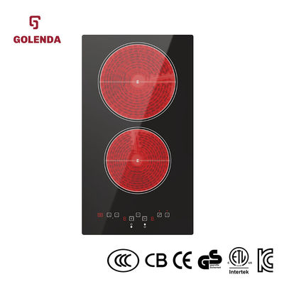 Waterproof  Ceramic Hob Stove ,  Double Hot Plate Electric Stove 3000W