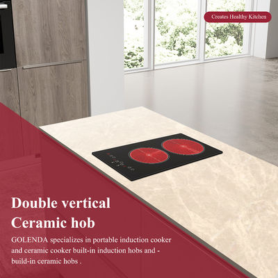 Waterproof  Ceramic Hob Stove ,  Double Hot Plate Electric Stove 3000W