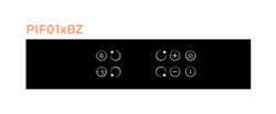 2 Zone Built In Ceramic Hob With Timer 3000W Knob Control  Child Lock