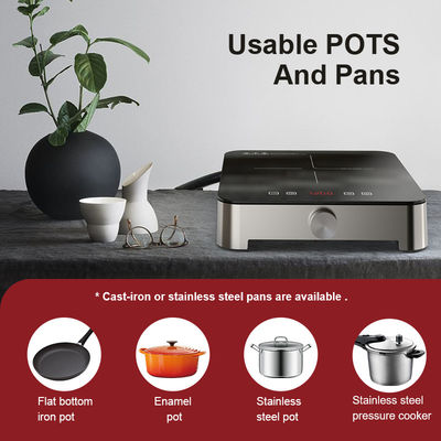 Oem Single Portable Tabletop Induction Cooker Hob Touch Keys